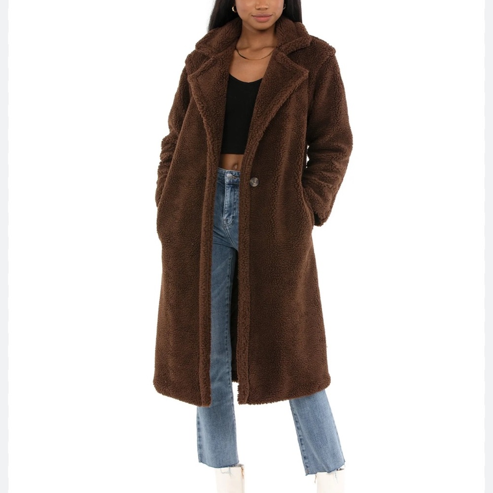 BB Dakota Chocolate brown paddington coat